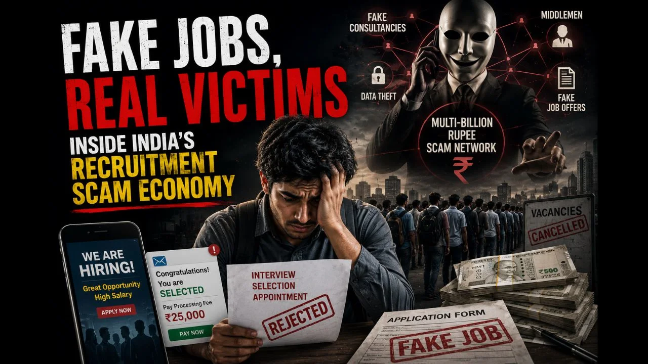 Inside India’s Recruitment Scam Economy: How a Job-Hunger Crisis Fuels a Multi-Billion Rupee Network