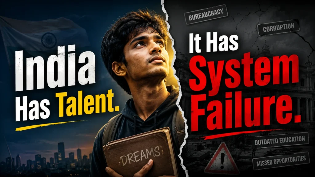 “India Has Talent. It Has System Failure.”