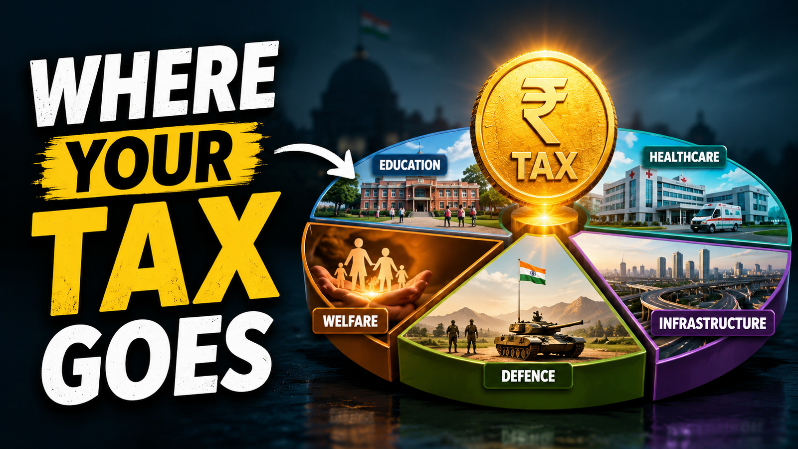 “Where Your Tax Goes” visuals