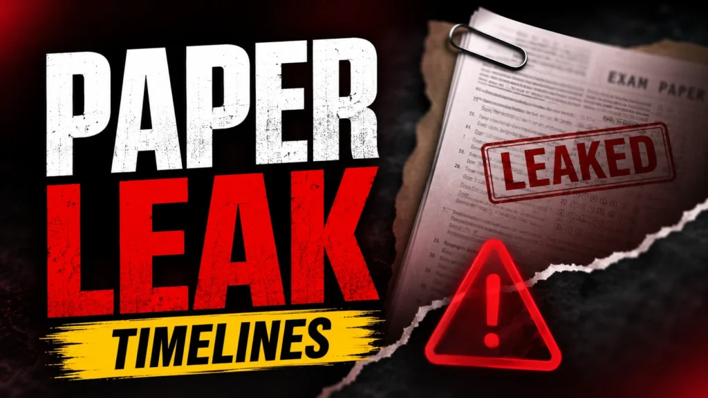 paper leak timelines